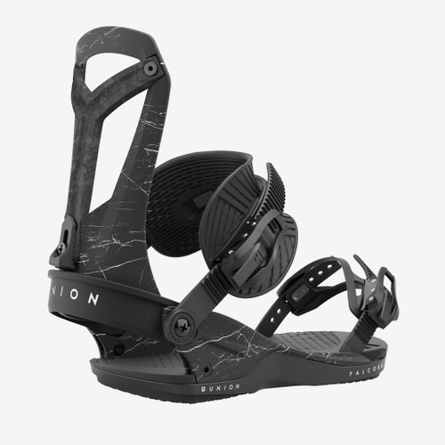 Union Falcor Bindings 2022 Black Marble Medium