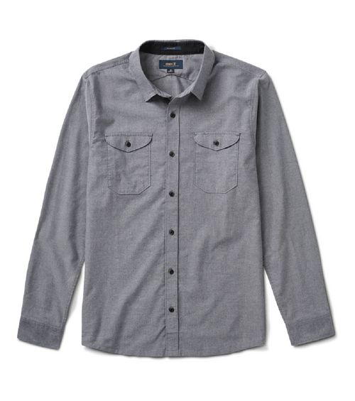 Roark Well Worn Longsleeve Woven Dark Navy