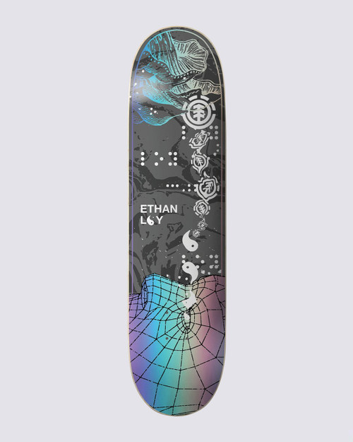 Element Low Poly Ethan Skate Deck Silver 8.5