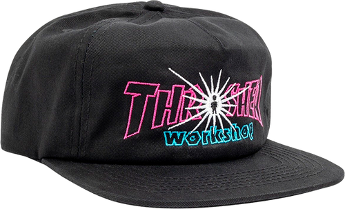 Thrasher x AWS Nova Hat Snapback Black Pink Blue