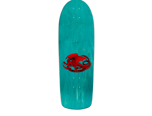 Powell McGill Skull Snake Skate Deck Teal Stain 10x30.125