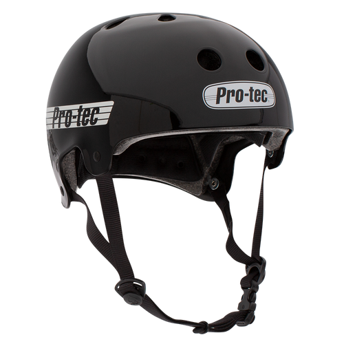 Protec Old School CERTFIED Helmet Gloss Black Large