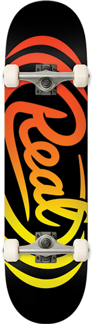 REAL SCRIPT OVAL SKATEBOARD COMPLETE 8.0