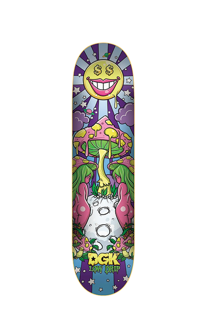 DGK MOONSHINE Skateboard Deck BLACK 8.5
