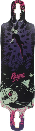 RAYNE DALUA PIRANHA SWIMMER LONGBOARD SKATEBOARD DECK-10x37.5