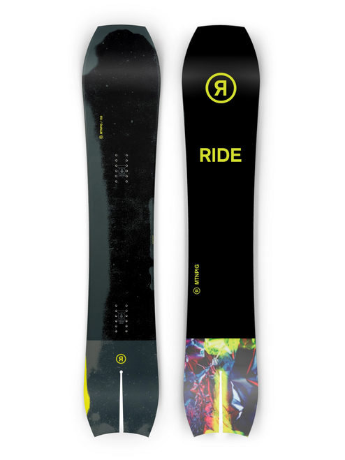 Ride MTNPIG Snowboard Black Yellow 162