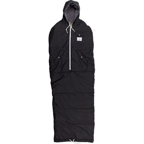 Poler Shaggy Fleece Napsack Sleeping Bag Black