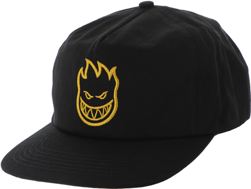 Spitfire Bighead Hat Black Gold Snapback