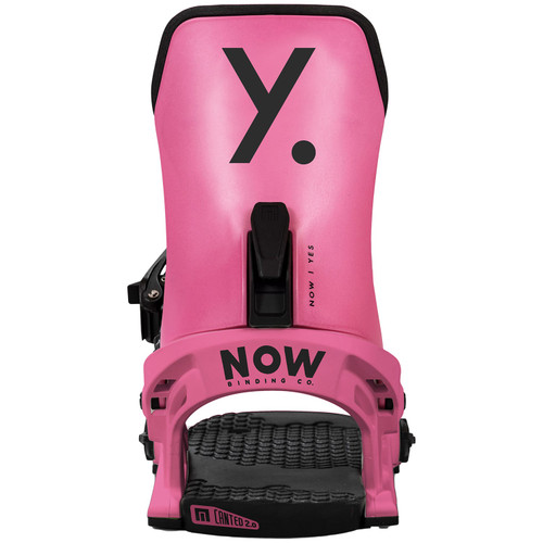 NOW Select Pro Snowboard Bindings Pink Black Medium