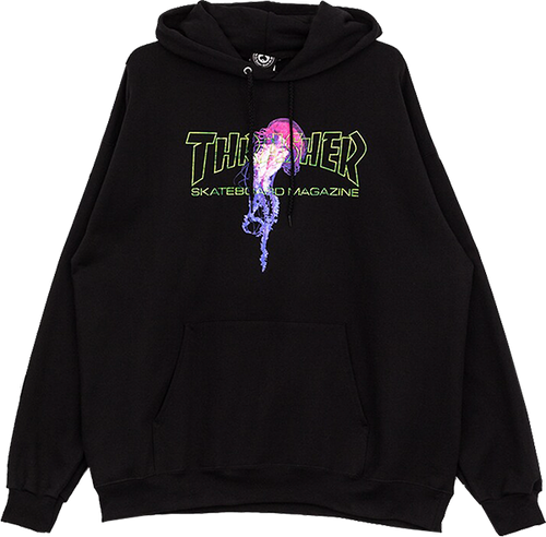 THRASHER ATLANTIC DRIFT HOODIE SMALL BLACK