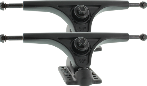 SLANT INVERTED TRUCK 180mm FLAT BLACK set of 2 Trucks