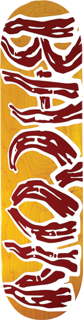 BACON LOGO VENEER SKATEBOARD DECK 8.75 ASSORTED