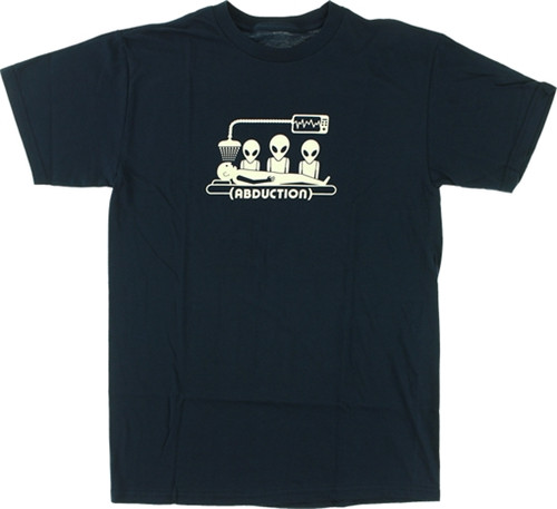 ALIEN WORKSHOP ABDUCTION SS TSHIRT MEDIUM NAVY