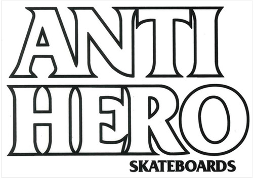 ANTI HERO BLACKHERO MED DECAL single