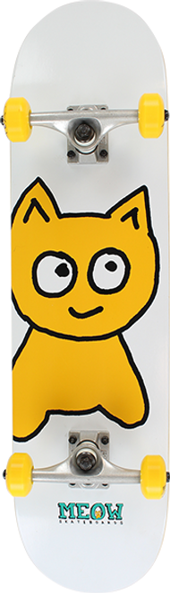 MEOW BIG CAT SKATEBOARD COMPLETE 8.0 WHITE