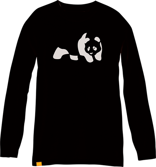 ENJOI STAPLE PANDA LS LARGE  VINTAGE BLACK