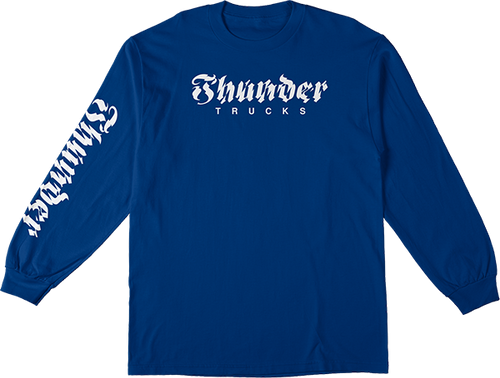 THUNDER AFTRSHCK SLEEVE LS MEDIUM ROYAL/WHT