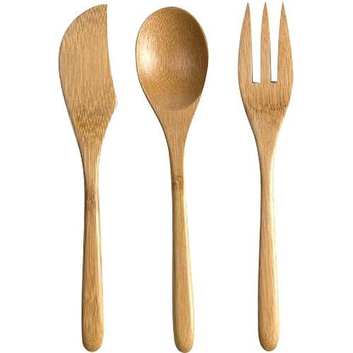 To-Go Ware Bamboo RePETe Utensel Fork Knife Spoon Set Bamboo