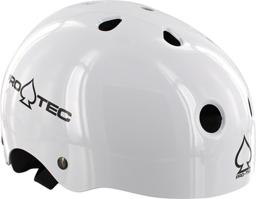 PROTEC CLASSIC GLOSS WHITE-xS SKATE HELMET