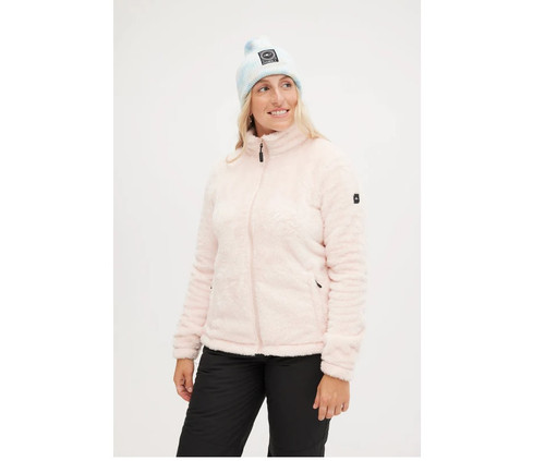 Oneill Hazel Cozy Full Zip Fleece Womens Peach Whip