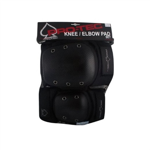 ProTec Street 2 Pack Elbow Knee Pads Set Black M