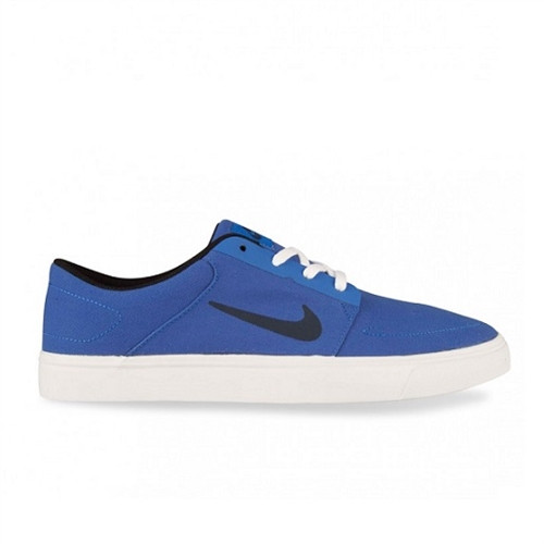 Nike Portmore Youth Skate Shoes Blue Black White