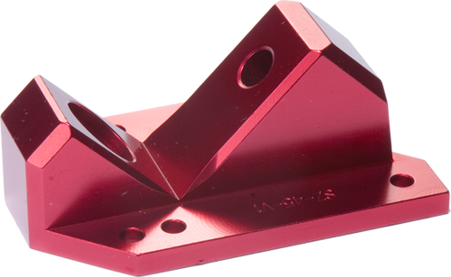 Surf Rodz RKP BASE PLATE 35 RED 1pc Skateboard Trucks
