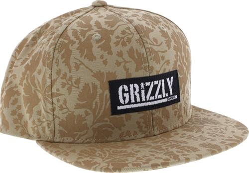 GRIZZLY SPRINGFIELD CAMO HAT ADJ-KHAKI CAMO