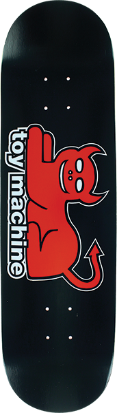 TOY MACHINE DEVIL CAT LG SKATEBOARD DECK-8.37