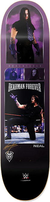 PRIMITIVE NEAL DEADMAN FOREVER SKATE DECK-8.12 BLACK