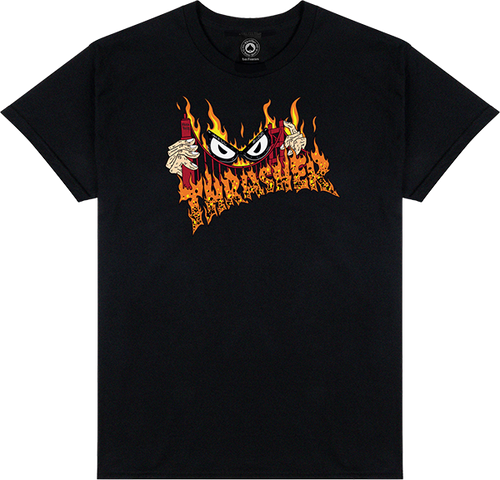 THRASHER NECKFACE SUCKA FREE SS TSHIRT MEDIUM-BLACK