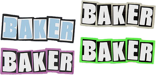 BAKER BRAND LOGO DIP STICKER SINGLE ASSORTED