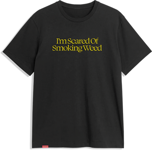 JACUZZI SCARED WEED SS TSHIRT LARGE-BLACK