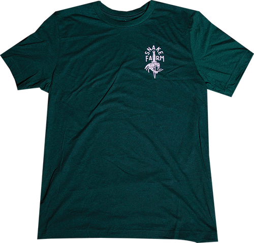 SNAKE FARM SIMPLICITEE SS TSHIRT XL-EMERALD HEATHER