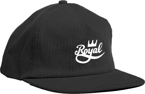 ROYAL EVOLVED SCRIPT HAT ADJ-BLACK