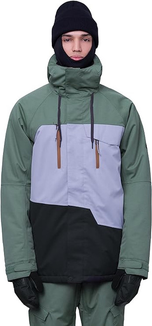 686 Geo Insulated Jacket Mens Green Block