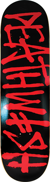 DEATHWISH DEATHSPRAY SKATEBOARD DECK-8.47 BLK/RED