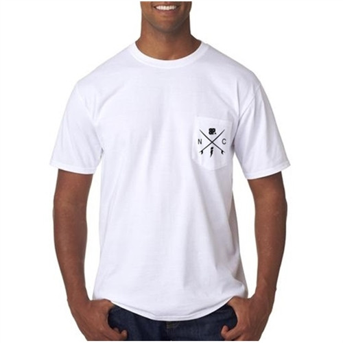 Boardparadise Surf Cross Pocket T Shirt White
