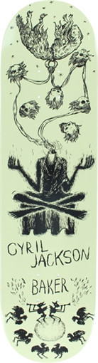 BAKER JACKSON FOLK GOTH SKATEBOARD DECK-8.0