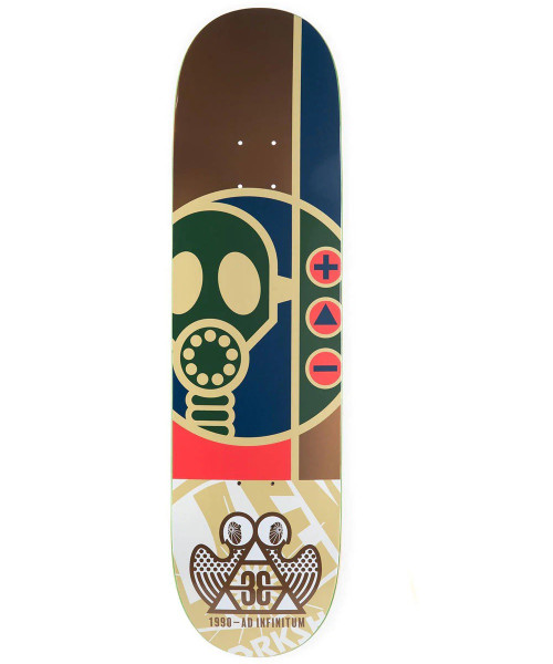 Alien Workshop Gasmask Skate Deck Brown Green 8.37