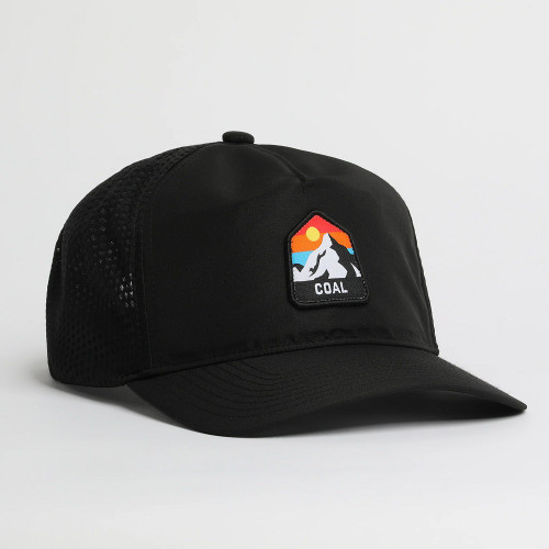 Coal The Peak Hat UPF50 Black Snapback