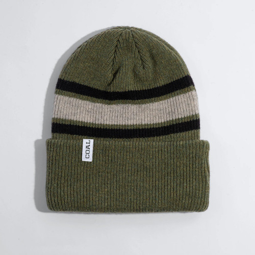 Coal Haines Beanie Recycled Wool Olive OneSize