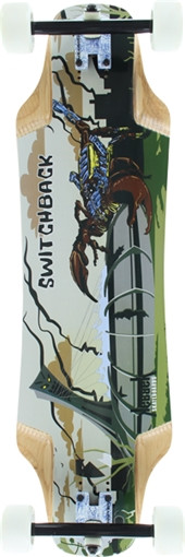 KEBBEK SWITCHBACK SKATEBOARD COMPLETE-9.5x33.5
