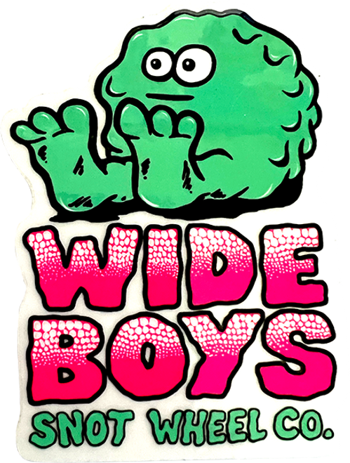 SNOT WIDE BOYS STICKER 2.25x3.12" PINK