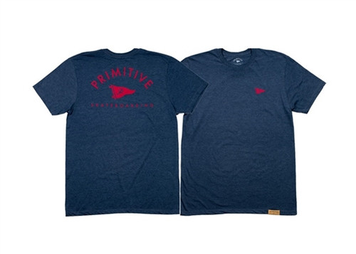 Primitive Arch Pennant Tshirt Navy Heather