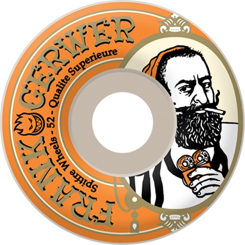 Spitfire GERWER 80HD GER-WERS ROLLERS 56mm ORANGE Skateboard Wheels