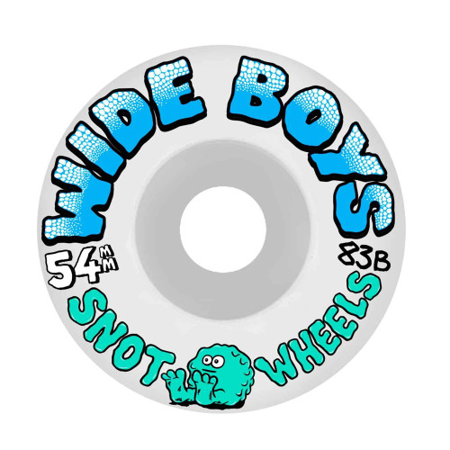 Snot Wide Boys Wheels Set White Glow 54mm 83b