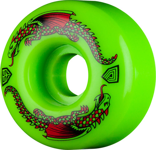 Powell Dragon Formula Wheels Set Green 55/34/93a