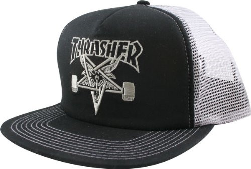 Thrasher Skate Goat Snapback Black