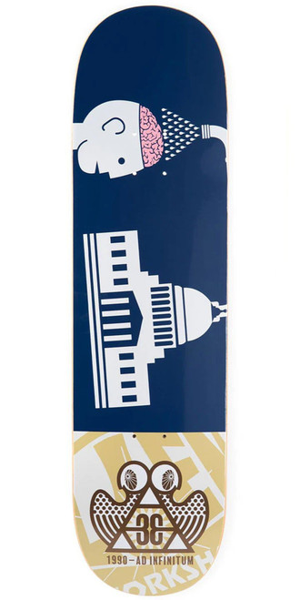 Alien Workshop Brainwash Skate Deck Navy 8.5